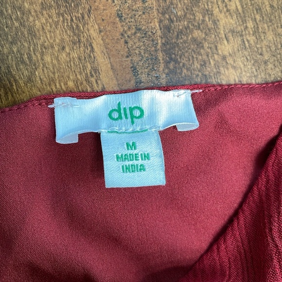 Dip Flower Button Up Adjustable Tie Shoulder Viscose Sundress NWT - Medium - Picture 6 of 12